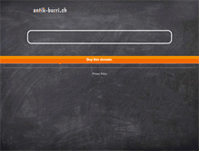 Tablet Screenshot of antik-burri.ch